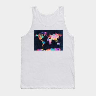 world map Tank Top